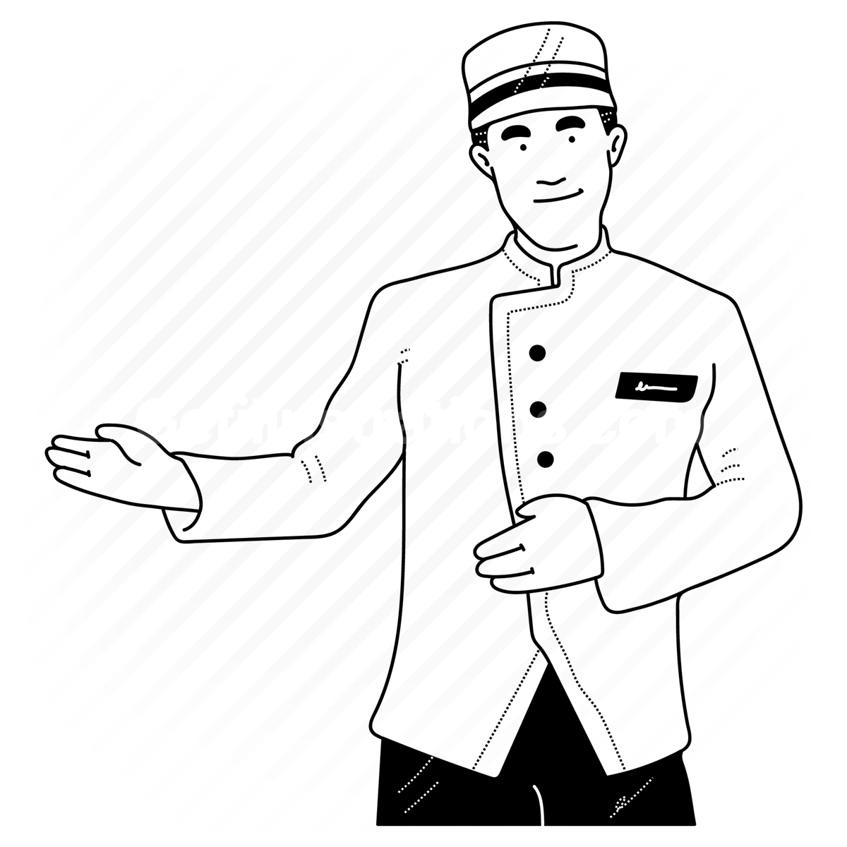 bellboy, customer, service, hotel, guest, accommodation, gastronomy, man